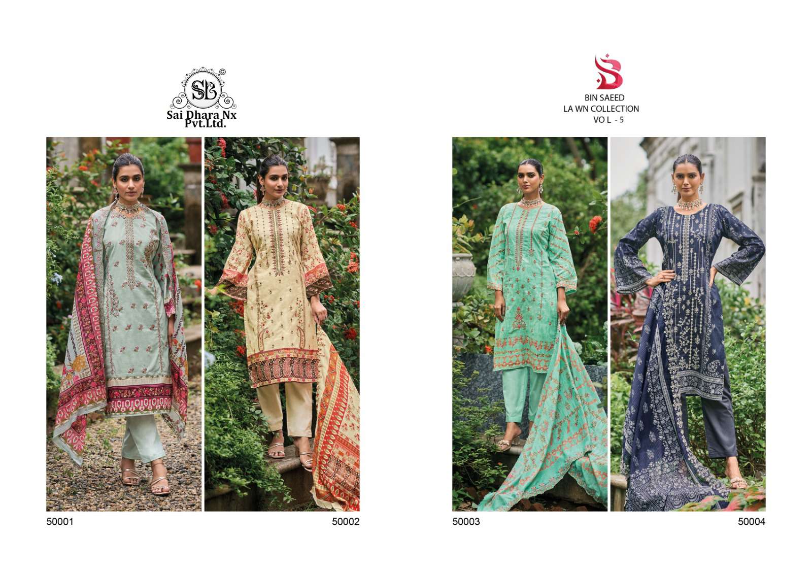 sharaddha designer presents new lawn 3 piece readymade collection wholesale shop in surat - SaiDharaNx