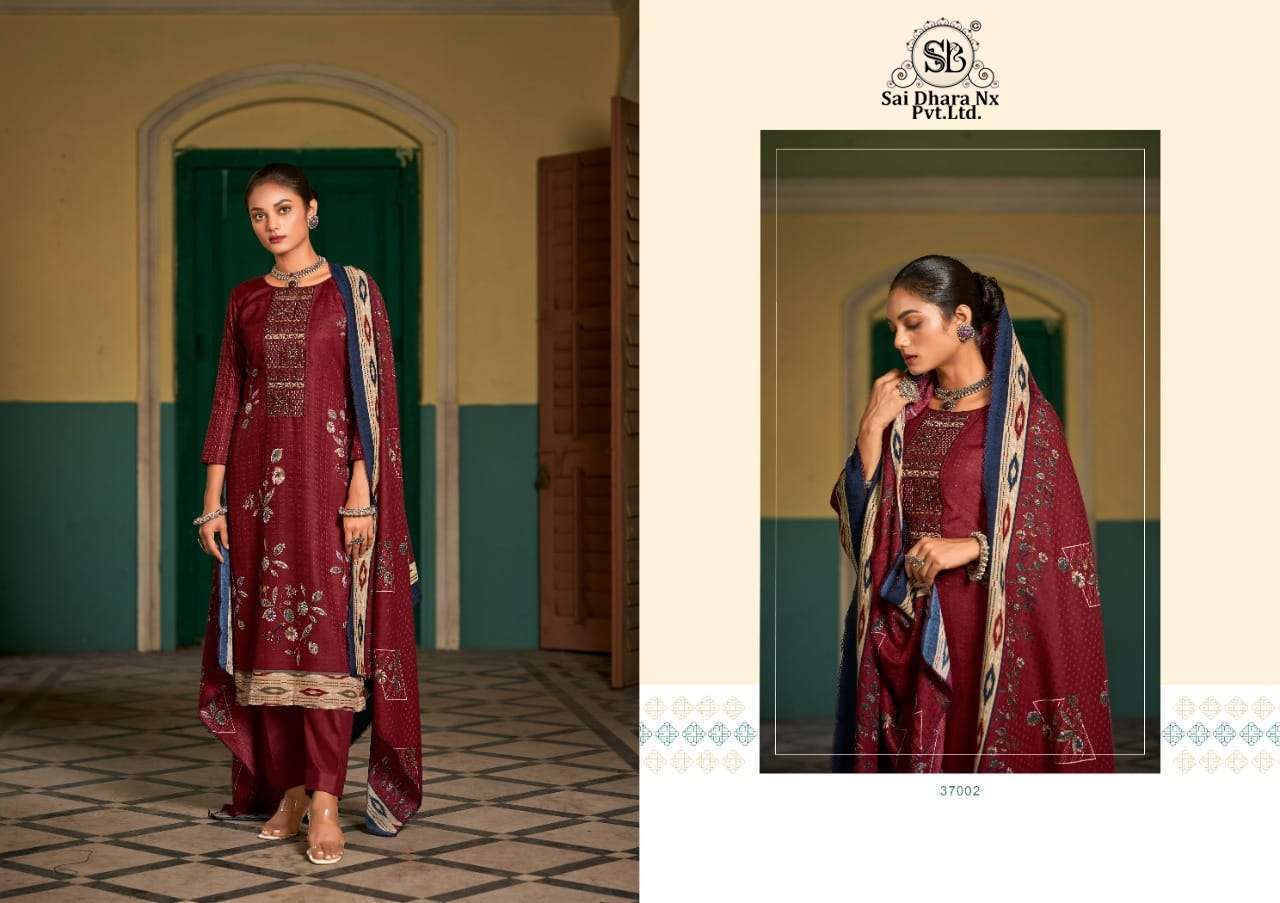 sumyra presents pure pashmina pakistani dress material wholesale shop in surat - SaiDharaNx