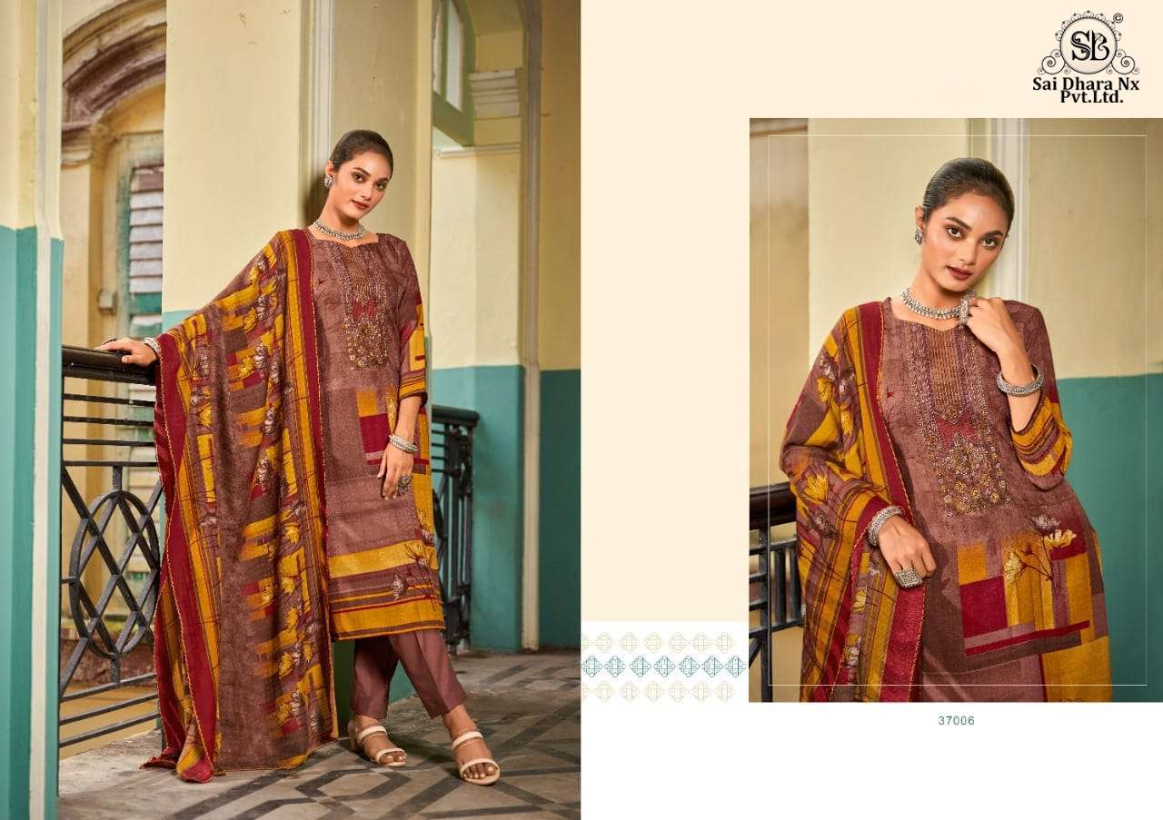 sumyra presents pure pashmina pakistani dress material wholesale shop in surat - SaiDharaNx