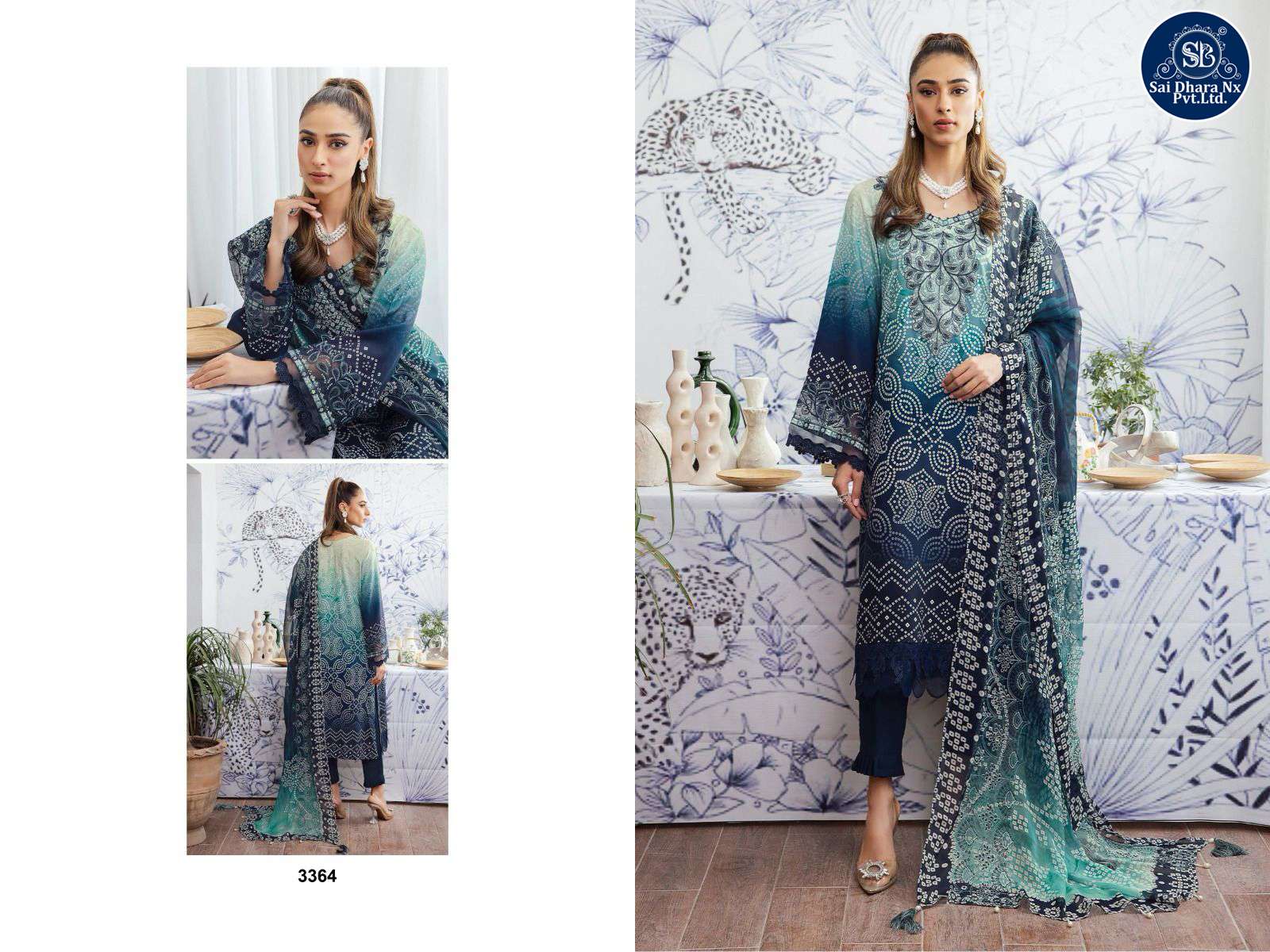 DEEPSY SUIT PRESENTS PURE COTTON HEAVY PATCH BASED PAKISTANI DRESS MATERIAL WHOLESALE SHOP IN SURAT - SaiDharaNx