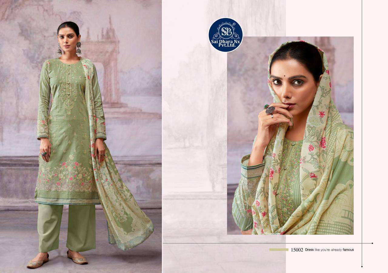 DEEPSY SUIT PRESENTS PURE COTTON WITH HEAVY EMBROIDERY PAKISTANI DRESS MATERIAL WHOLESALE SHOP IN SURAT - SaiDharaNx