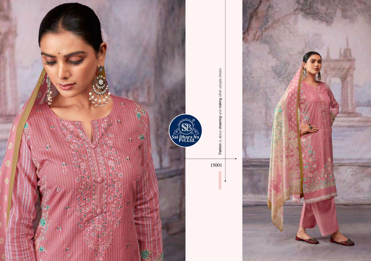DEEPSY SUIT PRESENTS PURE COTTON WITH HEAVY EMBROIDERY PAKISTANI DRESS MATERIAL WHOLESALE SHOP IN SURAT - SaiDharaNx