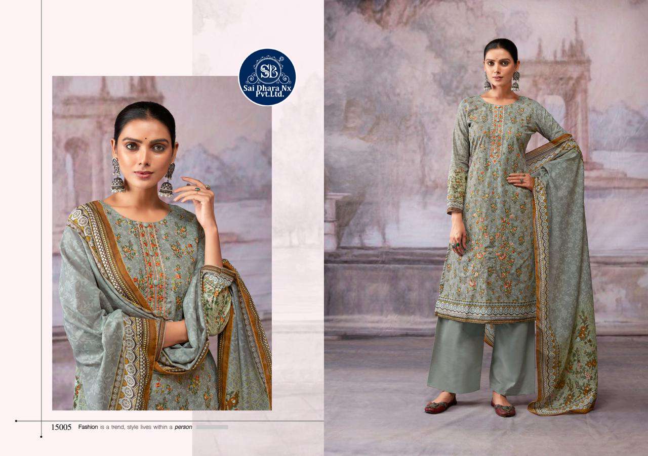DEEPSY SUIT PRESENTS PURE COTTON WITH HEAVY EMBROIDERY PAKISTANI DRESS MATERIAL WHOLESALE SHOP IN SURAT - SaiDharaNx