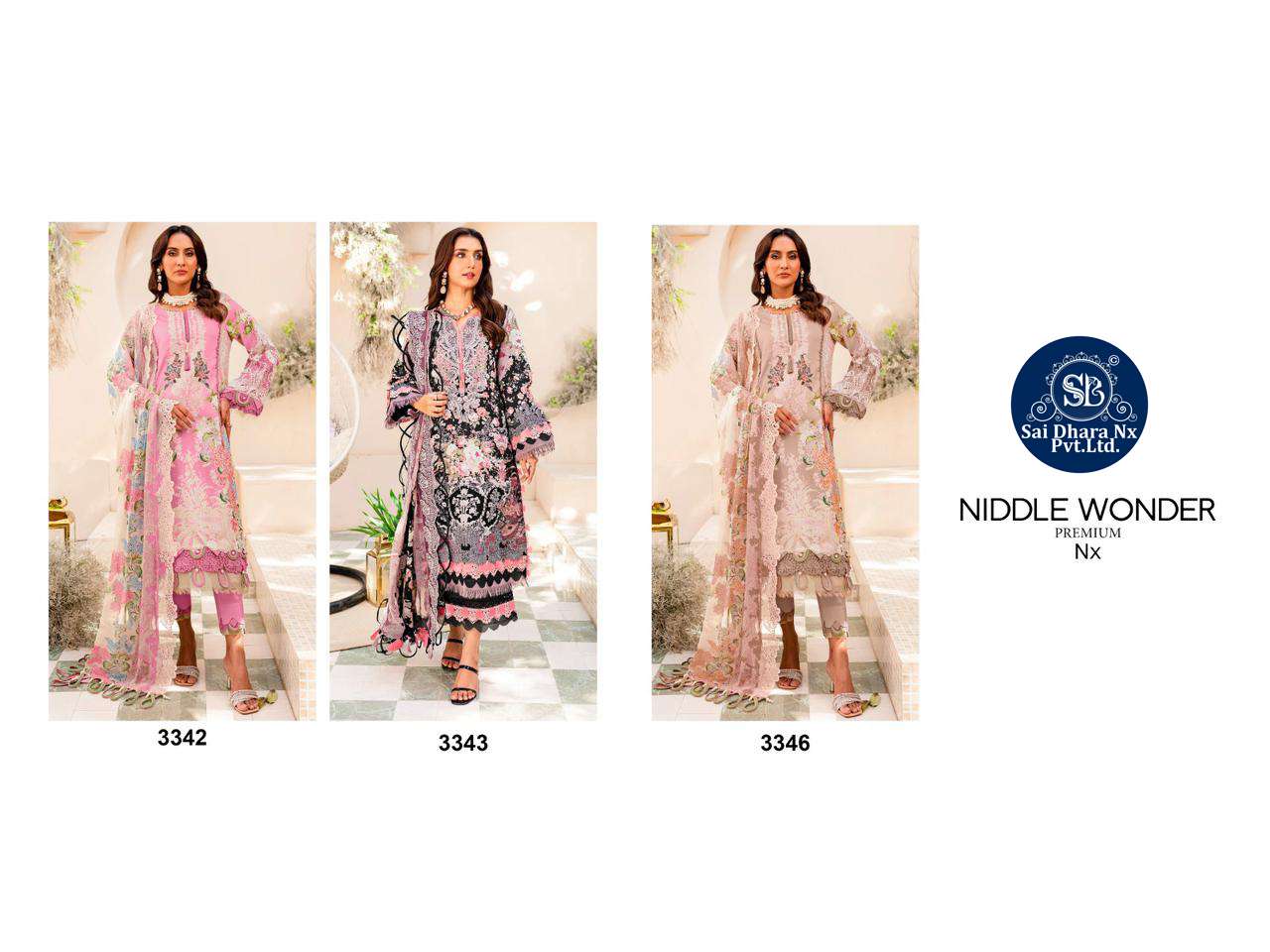 DEEPSY SUIT PRESENTS PURE COTTON WITH HEAVY WORK 3 PIECE PAKISTANI SUIT DRESS MATERIAL WHOLESALE SHOP IN SURAT - SaiDharaNx