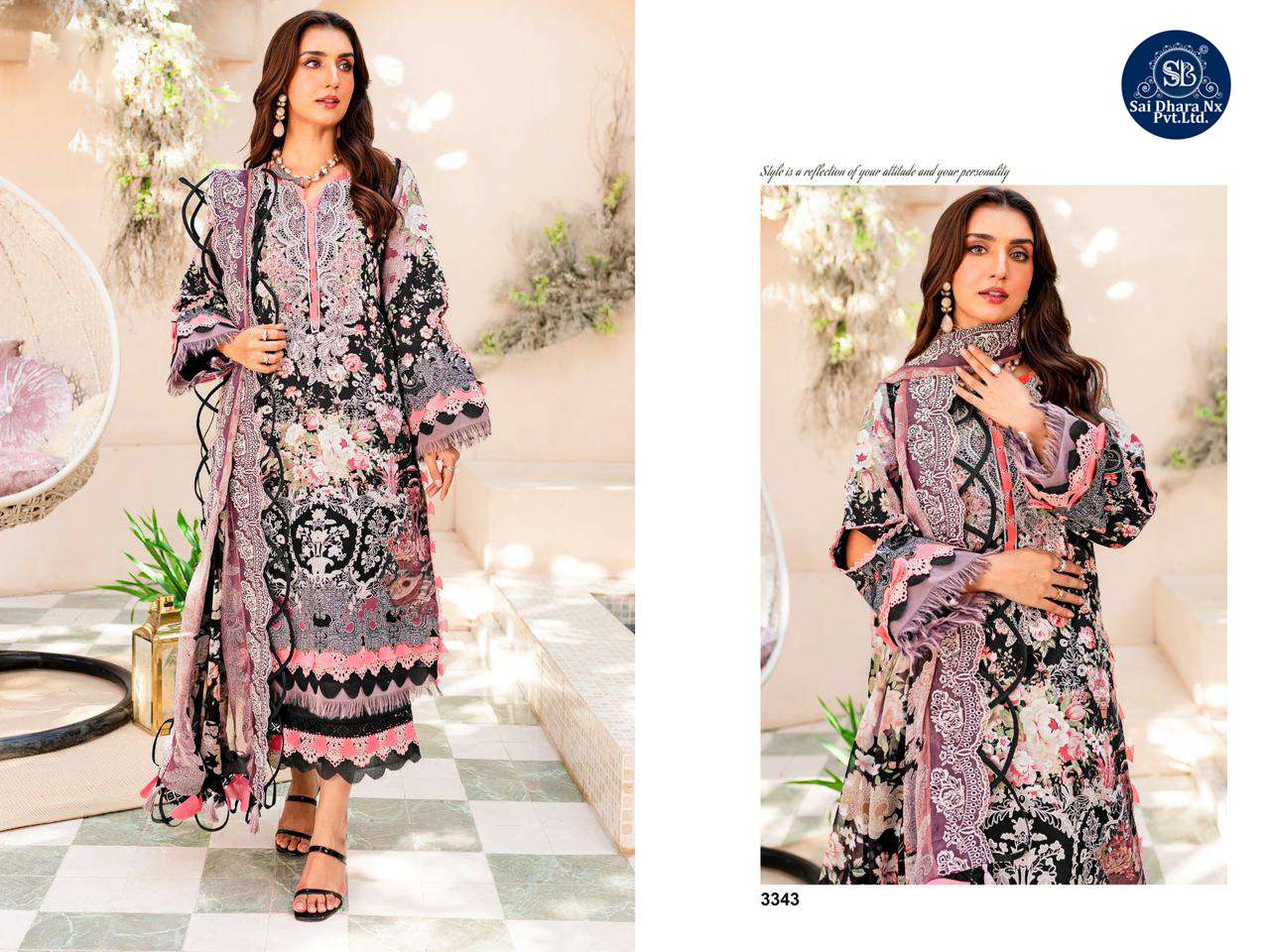 DEEPSY SUIT PRESENTS PURE COTTON WITH HEAVY WORK 3 PIECE PAKISTANI SUIT DRESS MATERIAL WHOLESALE SHOP IN SURAT - SaiDharaNx