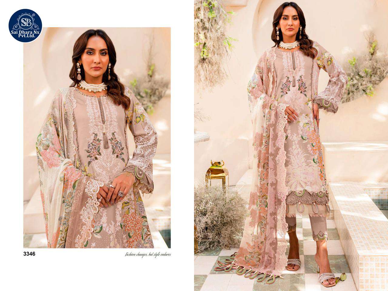 DEEPSY SUIT PRESENTS PURE COTTON WITH HEAVY WORK 3 PIECE PAKISTANI SUIT DRESS MATERIAL WHOLESALE SHOP IN SURAT - SaiDharaNx