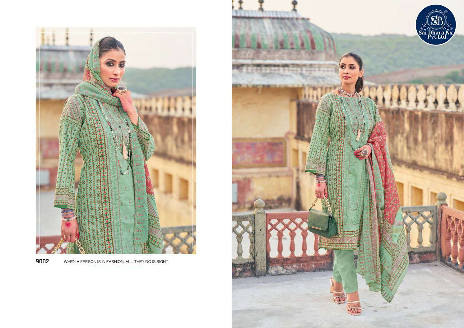 SHREE FABS PRESENTS PURE COTTON BASED EMBROIDERY WORK INDIAN 3 PIECE SUIT MATERIAL WHOLESALE SHOP IN SURAT - SaiDharaNx