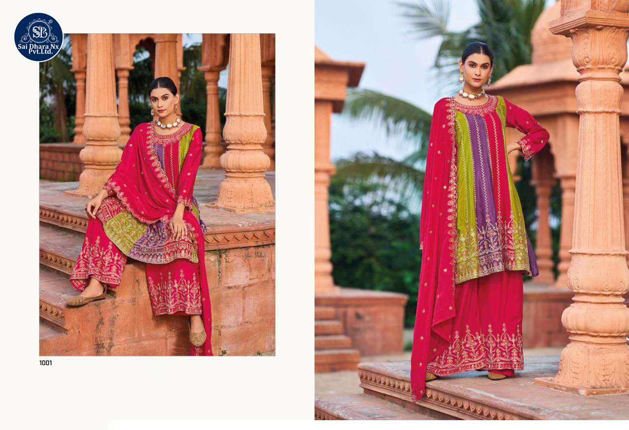 YOUR CHOICE PRESENTS LBIZA CHINON WITH HEAVY EMBROIDERY DESIGNER SALWAR SUIT WHOLESALE SHOP IN SURAT - SaiDharaNx