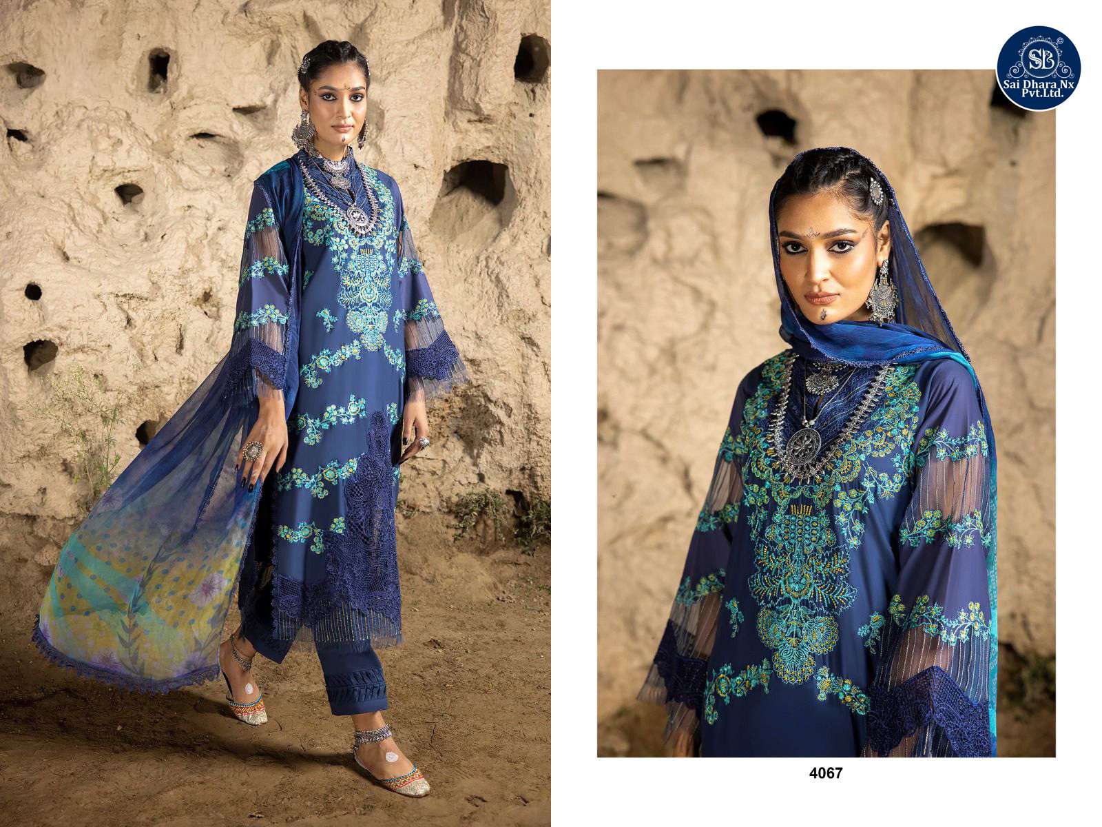 DEEPSY SUIT PRESENTS ADAN LIBAS PURE COTTON HEAVY SELF EMBROIDERY PAKISTANI SUIT MATERIAL WHOLESALE SHOP IN SURAT - SaiDharaNx
