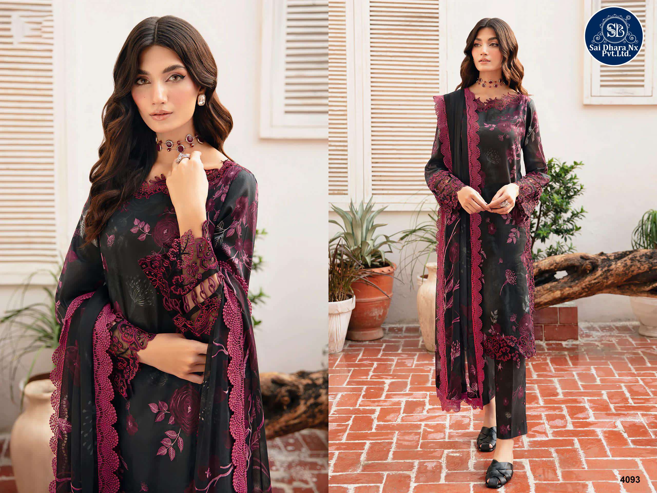 DEEPSY SUIT PRESENTS PURE COTTON WITH HEAVY EMBROIDERY LUXURY 3 PIECE SUIT MATERIAL WHOLESALE SHOP IN SURAT - SaiDharaNx