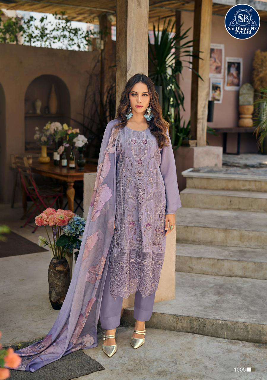  GULL JEE PRESENTS PURE SEAMER SILK HEAVY EMBROIDERY ATTACHED READYMADE SUIT WHOLESALE SHOP IN SURAT - SaiDharaNx