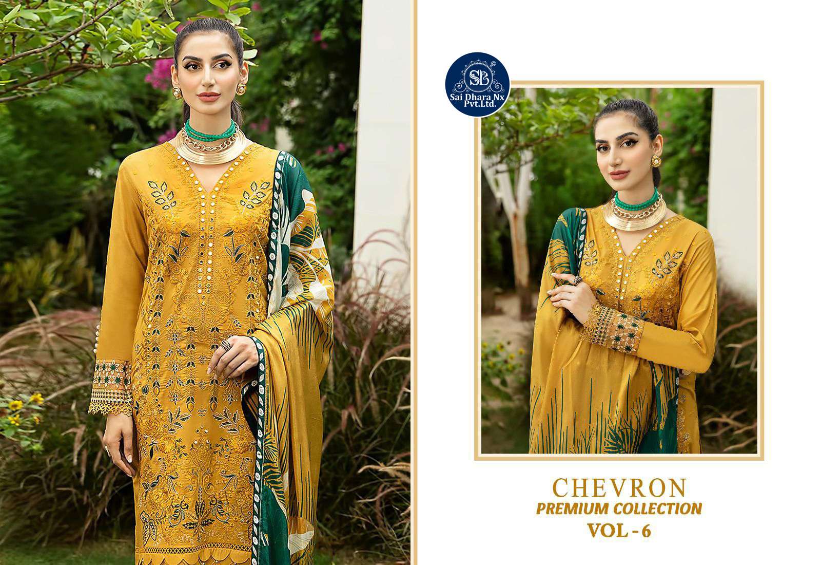 SHREE FABS PRESENTS TOP PURE HEAVY REYON WITH SELF EMBROIDERY PAKISTANI SUIT MATERIAL WHOLESALE SHOP IN SURAT - SaiDharaNx