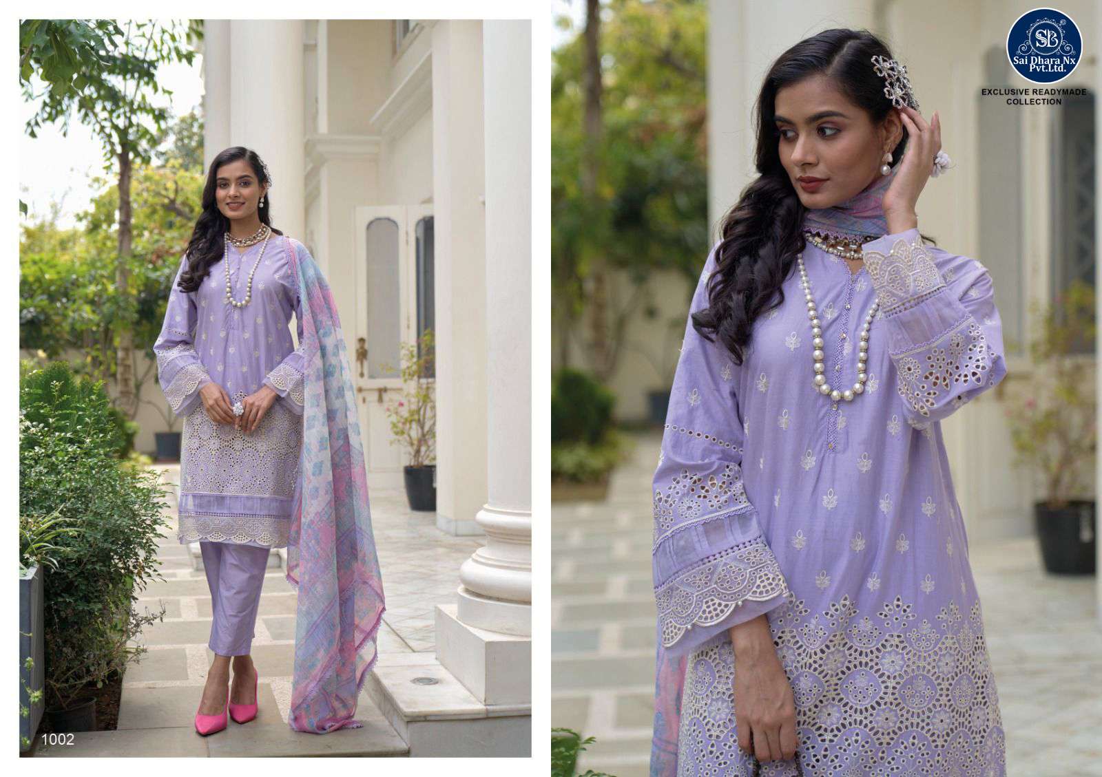 SHREE FABS PRESENTS TOP PURE LAWN COTTON WITH SCHIFFLI WORK READYMADE SUIT WHOLESALE SHOP IN SURAT - SaiDharaNx