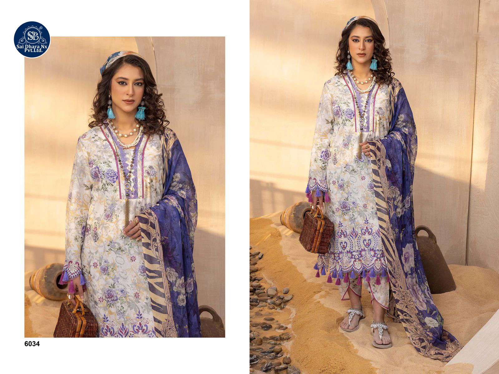 DEEPSY SUIT PRESENTS PURE COTTON PRINT 3 PIECE PAKISTANI SUIT MATERIAL COLLECTION WHOLESALE SHOP IN SURAT - SaiDharaNx