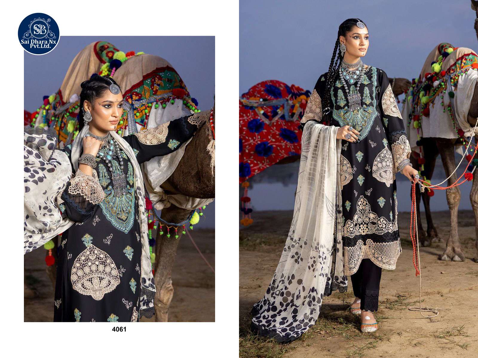 DEEPSY SUITS PRESENTS PURE COTTON WITH HEAVY SELF EMBROIDERY WORK PAKISTANI SUIT MATERIAL WHOLESALE SHOP IN SURAT - SaiDharaNx
