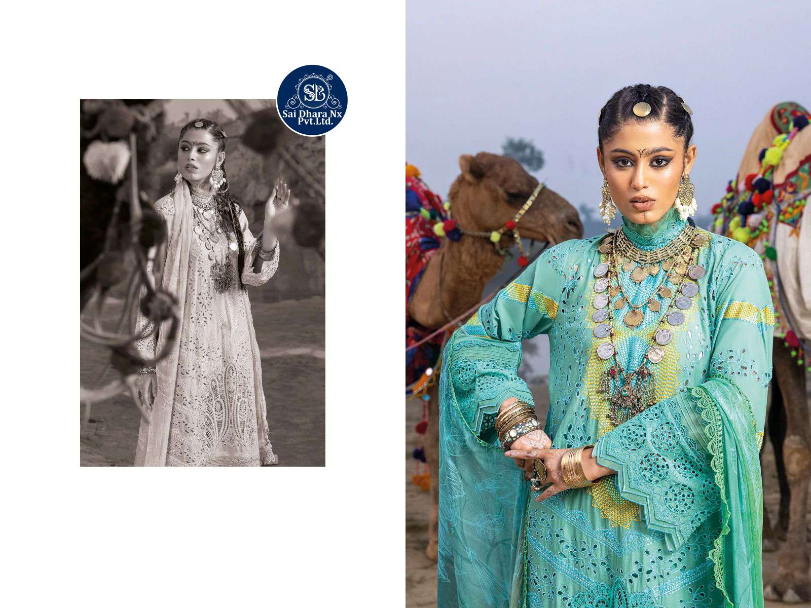 DEEPSY SUITS PRESENTS PURE COTTON WITH HEAVY SELF EMBROIDERY WORK PAKISTANI SUIT MATERIAL WHOLESALE SHOP IN SURAT - SaiDharaNx