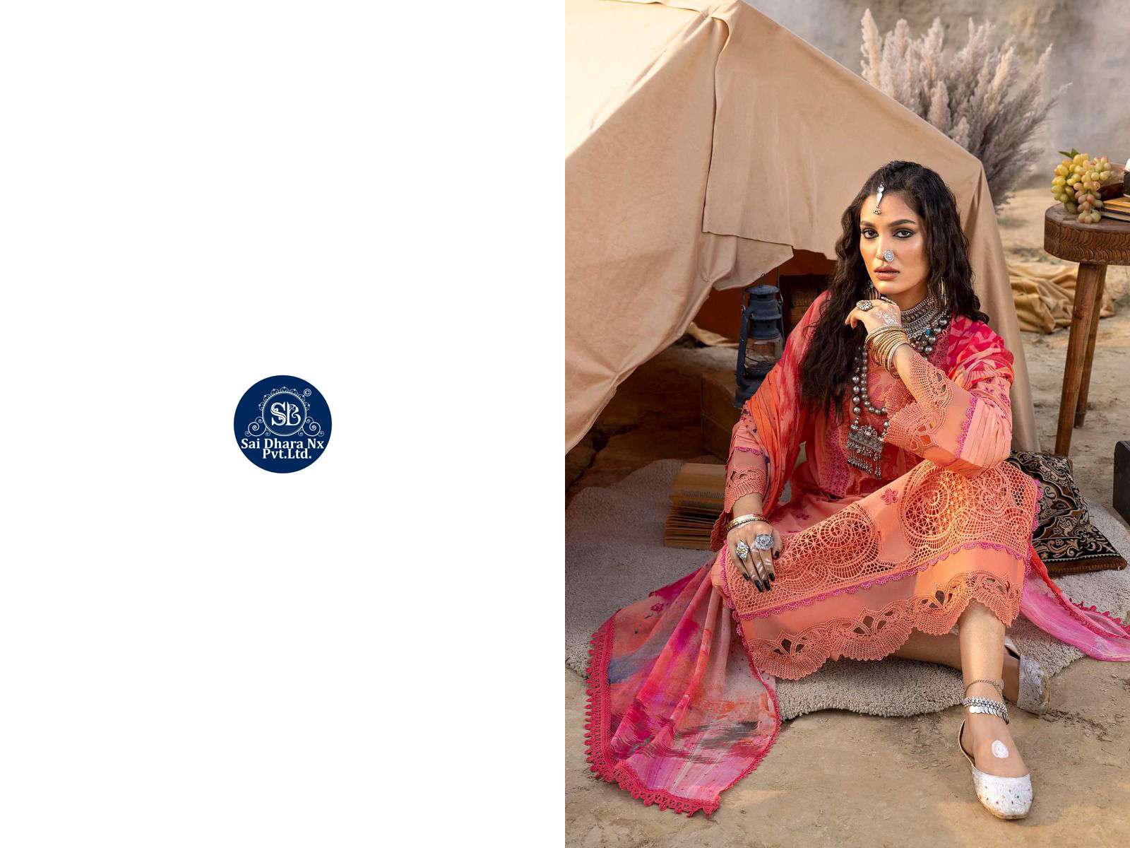 DEEPSY SUITS PRESENTS PURE COTTON WITH HEAVY SELF EMBROIDERY WORK PAKISTANI SUIT MATERIAL WHOLESALE SHOP IN SURAT - SaiDharaNx