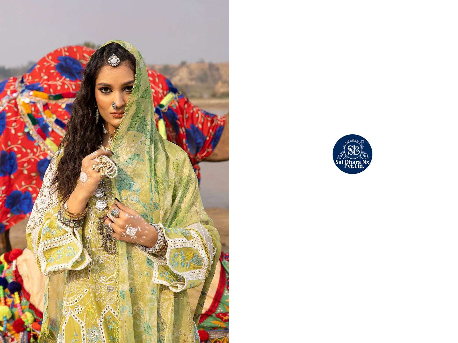 DEEPSY SUITS PRESENTS PURE COTTON WITH HEAVY SELF EMBROIDERY WORK PAKISTANI SUIT MATERIAL WHOLESALE SHOP IN SURAT - SaiDharaNx