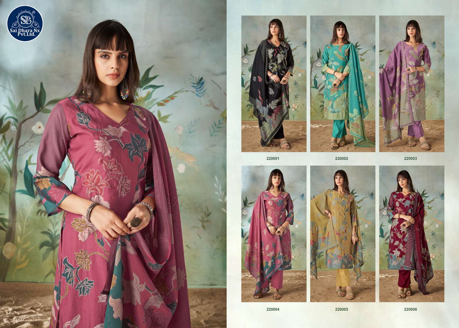 KASAR PRESENTS PURE MUSLIN DIGITAL & FOIL PRINT WITH FANCY EMBROIDERY 3 PIECE SUIT MATERIAL WHOLESALE SHOP IN SURAT - SaiDharaNx