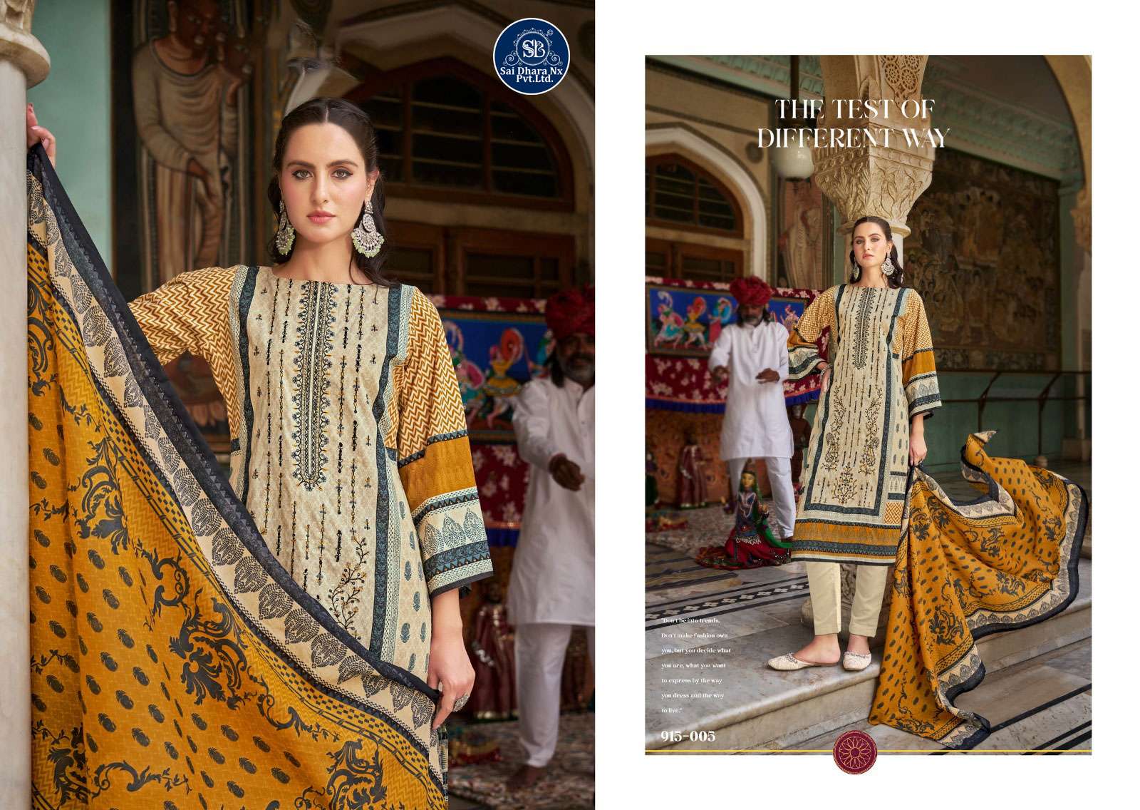 BELLIZA DESIGNER PRESENTS PURE COTTON DIGITAL PRINTED SELF EMBRIODERY WORK 3 PIECE SUIT MATERIAL WHOLESALE SHOP IN SURAT - SaiDharaNx