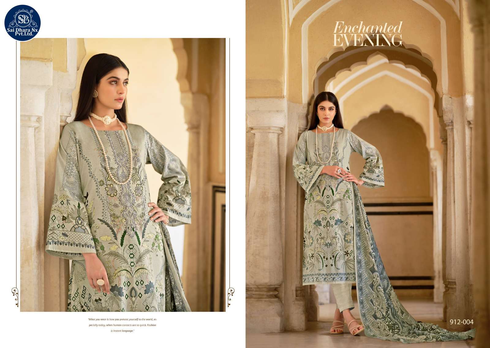 BELLIZA DESIGNER STUDIO PRESENTS PURE COTTON DIGITAL PRINT 3 PIECE SUIT MATERIAL WHOLESALE SHOP IN SURAT - SaiDharaNx