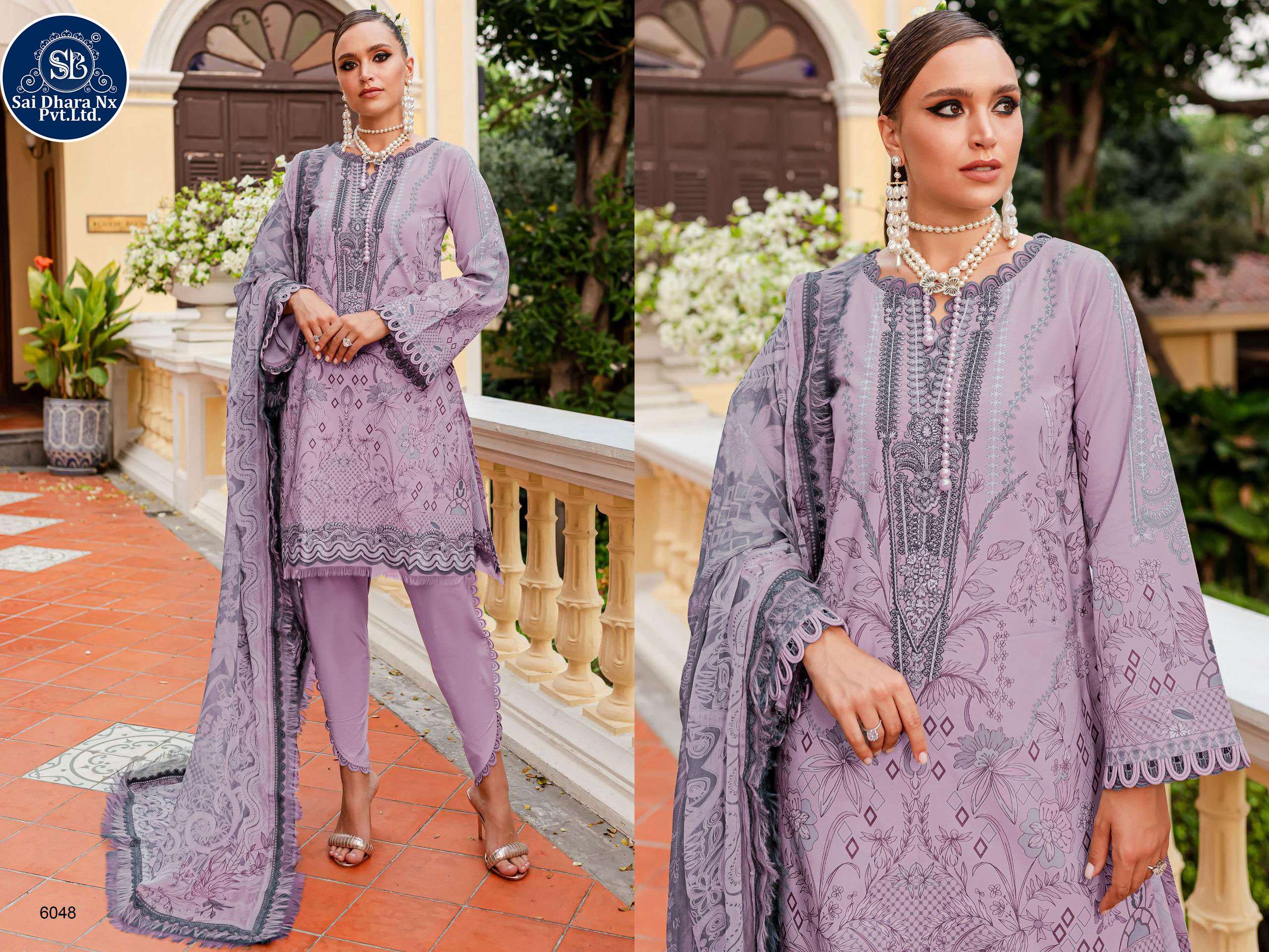 DEEPSY SUIT PRESENTS PURE COTTON WITH HEAVY PATH EMBROIDERY PAKISTANI 3 PIECE SUIT MATERIAL WHOLESALE SHOP IN SURAT - SaiDharaNx