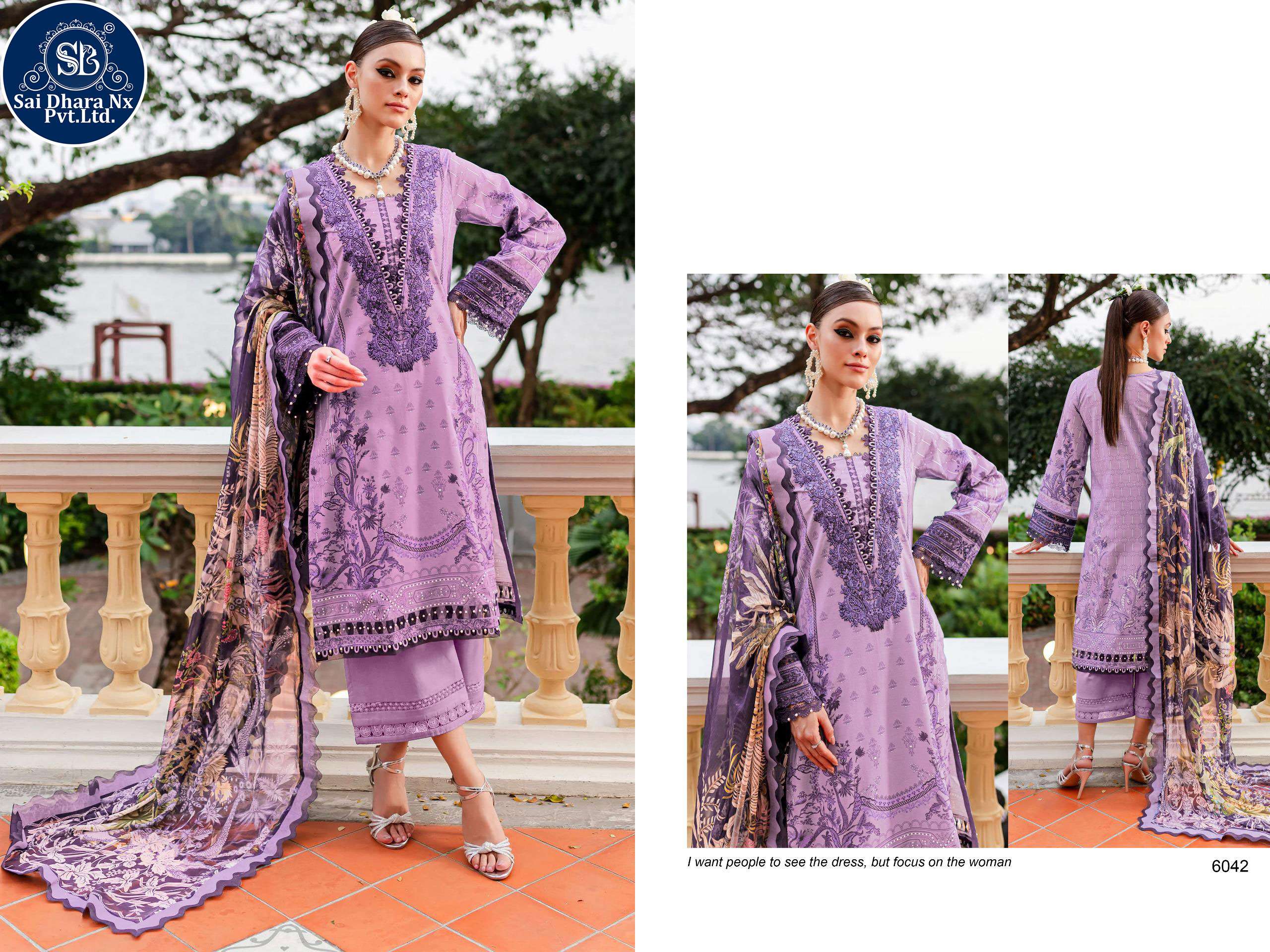 DEEPSY SUIT PRESENTS PURE COTTON WITH HEAVY PATH EMBROIDERY PAKISTANI 3 PIECE SUIT MATERIAL WHOLESALE SHOP IN SURAT - SaiDharaNx