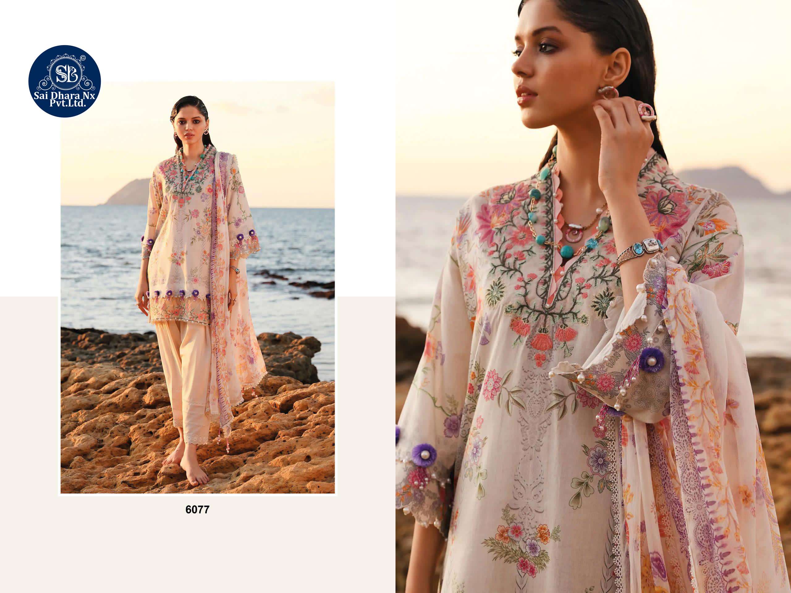 Pure Cotton Embroidery Trending Colour Pakistani Dress Material Wholesale Collection In Surat