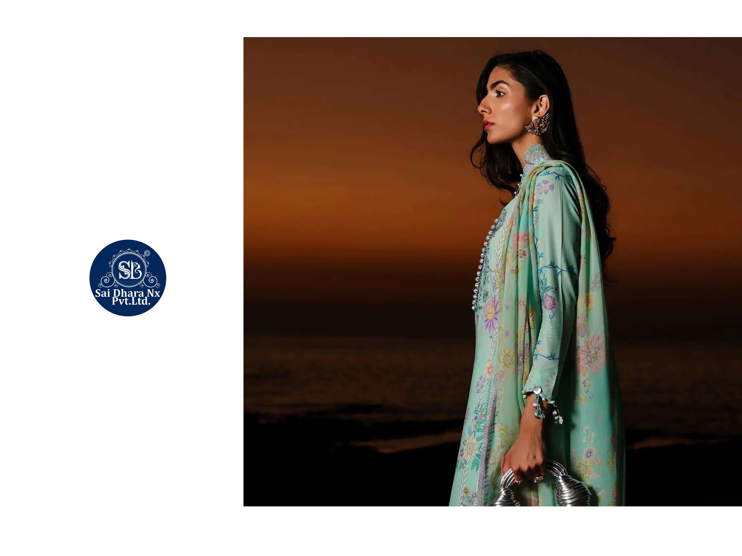 Pure Cotton Embroidery Trending Colour Pakistani Dress Material Wholesale Collection In Surat