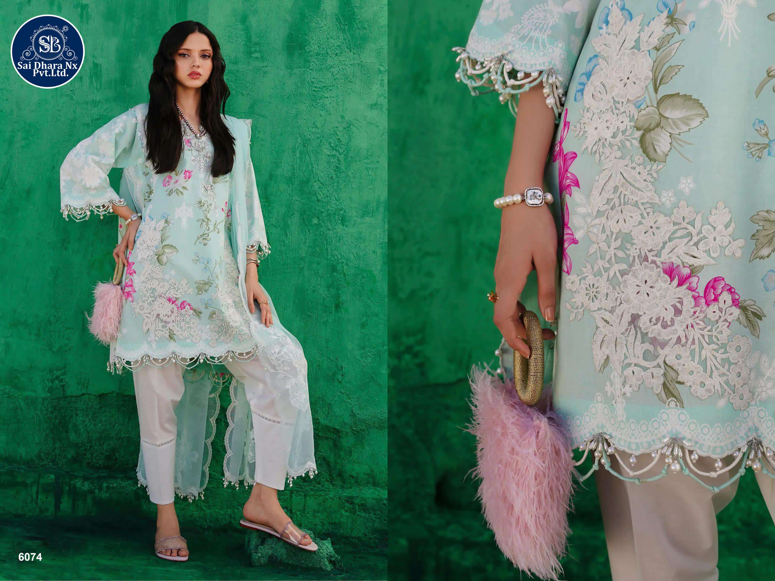Pure Cotton Embroidery Trending Colour Pakistani Dress Material Wholesale Collection In Surat