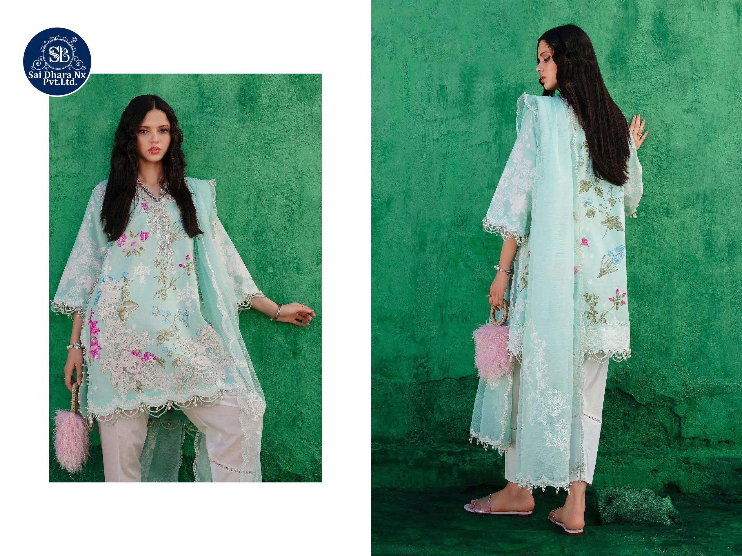 Pure Cotton Embroidery Trending Colour Pakistani Dress Material Wholesale Collection In Surat