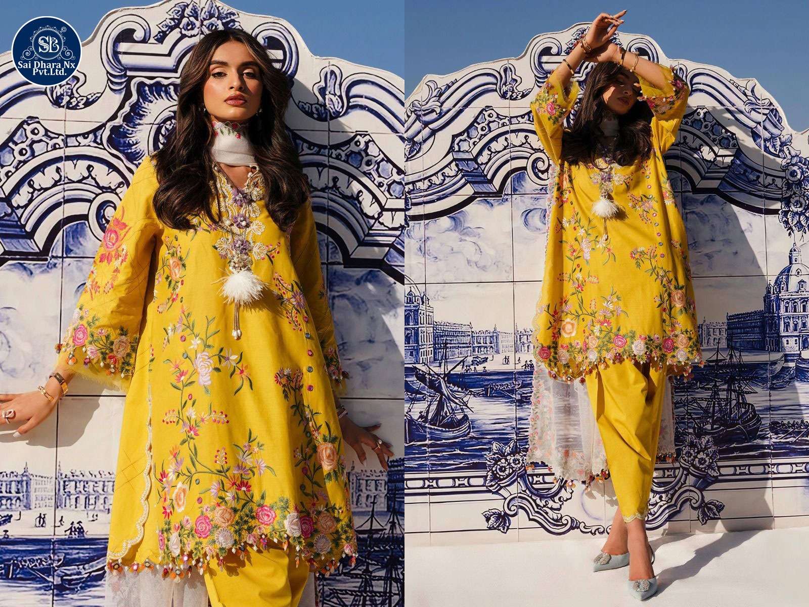 Pure Cotton Multi Colour Heavy 3 Piece Suit Material Wholesale Collection In Surat
