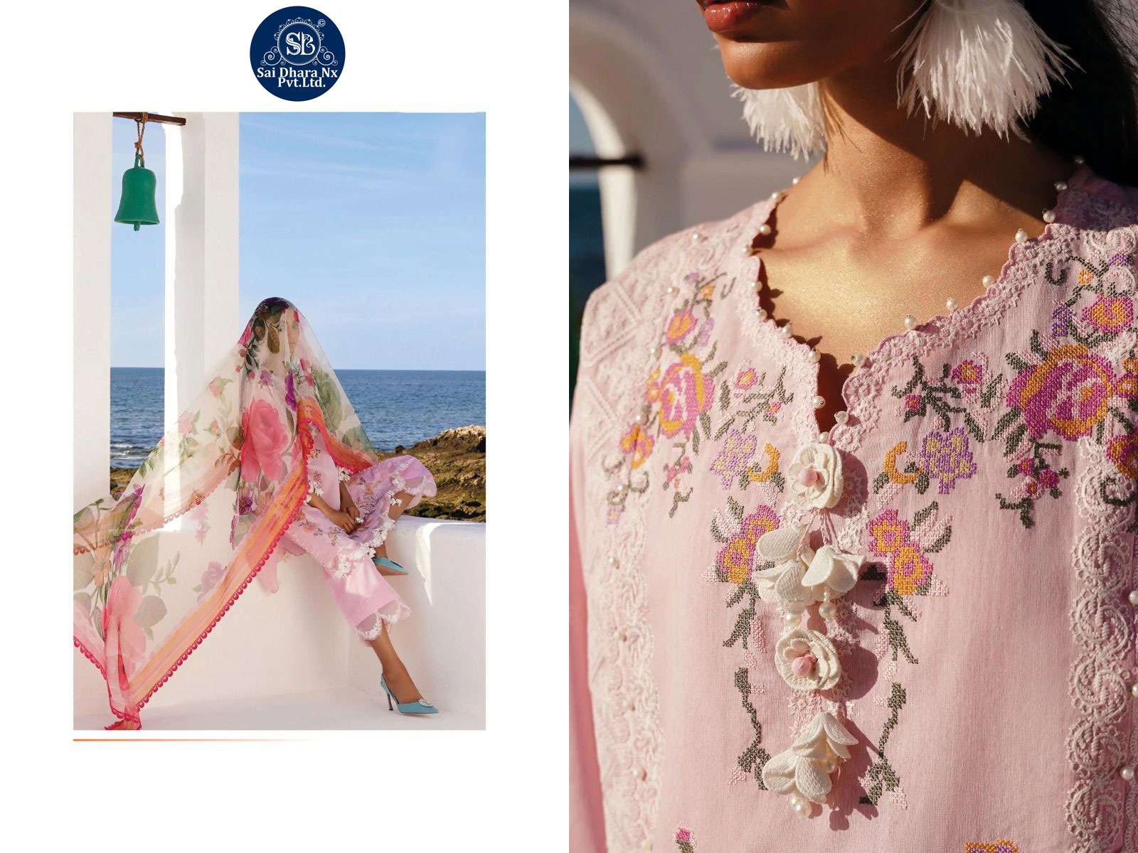 Pure Cotton Multi Colour Heavy 3 Piece Suit Material Wholesale Collection In Surat