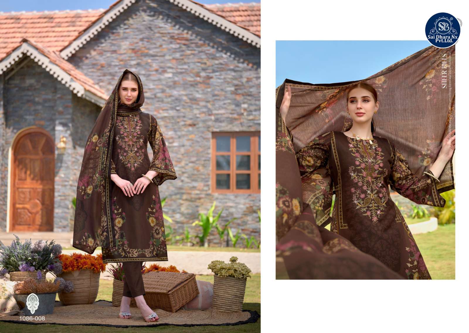ROMANI PRESENTS AARZU VOL 3 PREMIUM SOFT COTTON DIGITAL PRINTED LATEST SUIT MATERIAL COLLECTION WHOLESALE SHOP IN SURAT - SaiDharaNx
