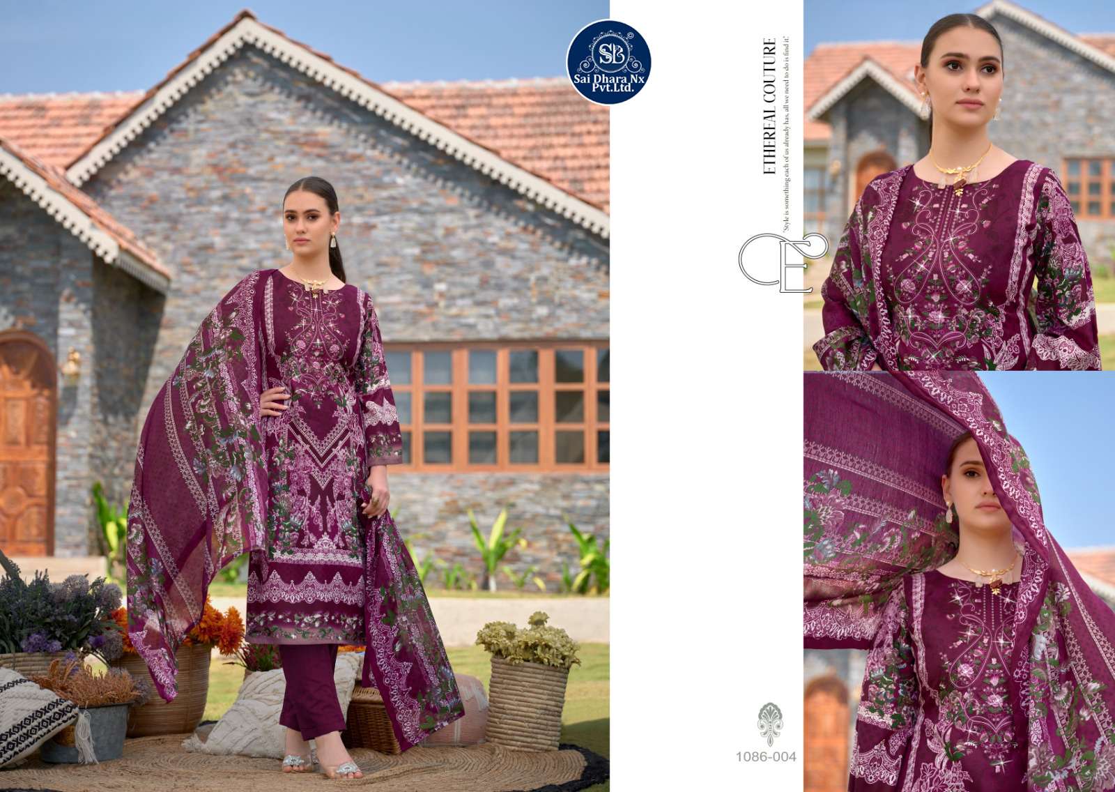 ROMANI PRESENTS AARZU VOL 3 PREMIUM SOFT COTTON DIGITAL PRINTED LATEST SUIT MATERIAL COLLECTION WHOLESALE SHOP IN SURAT - SaiDharaNx