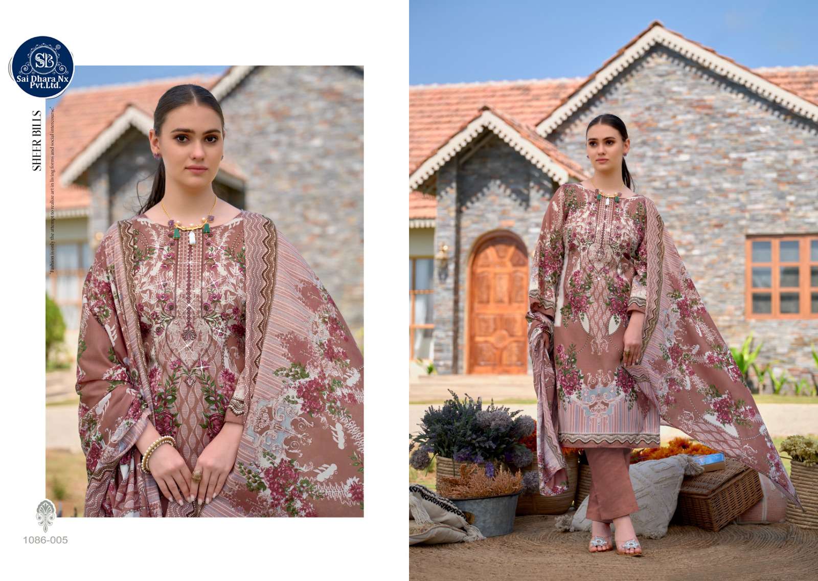 ROMANI PRESENTS AARZU VOL 3 PREMIUM SOFT COTTON DIGITAL PRINTED LATEST SUIT MATERIAL COLLECTION WHOLESALE SHOP IN SURAT - SaiDharaNx