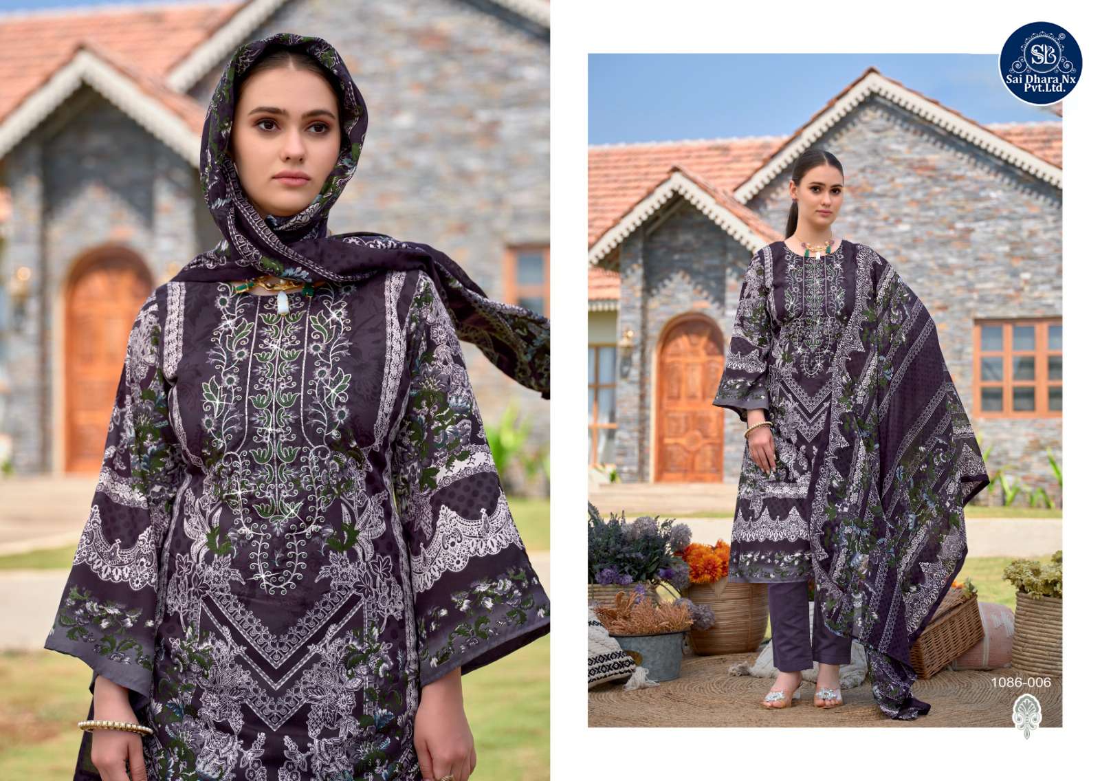 ROMANI PRESENTS AARZU VOL 3 PREMIUM SOFT COTTON DIGITAL PRINTED LATEST SUIT MATERIAL COLLECTION WHOLESALE SHOP IN SURAT - SaiDharaNx
