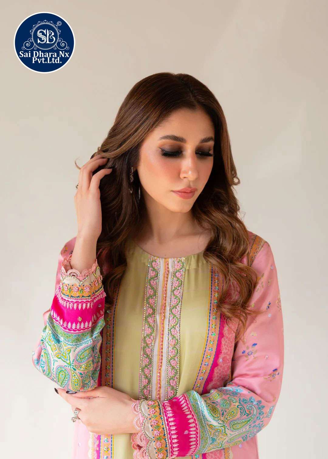 Saidharanx Presents Muslin Fabric Soft Digital Print Readymade Pakistani 3 Piece Suit Collection Wholesale Shop In Surat - Saidharanx