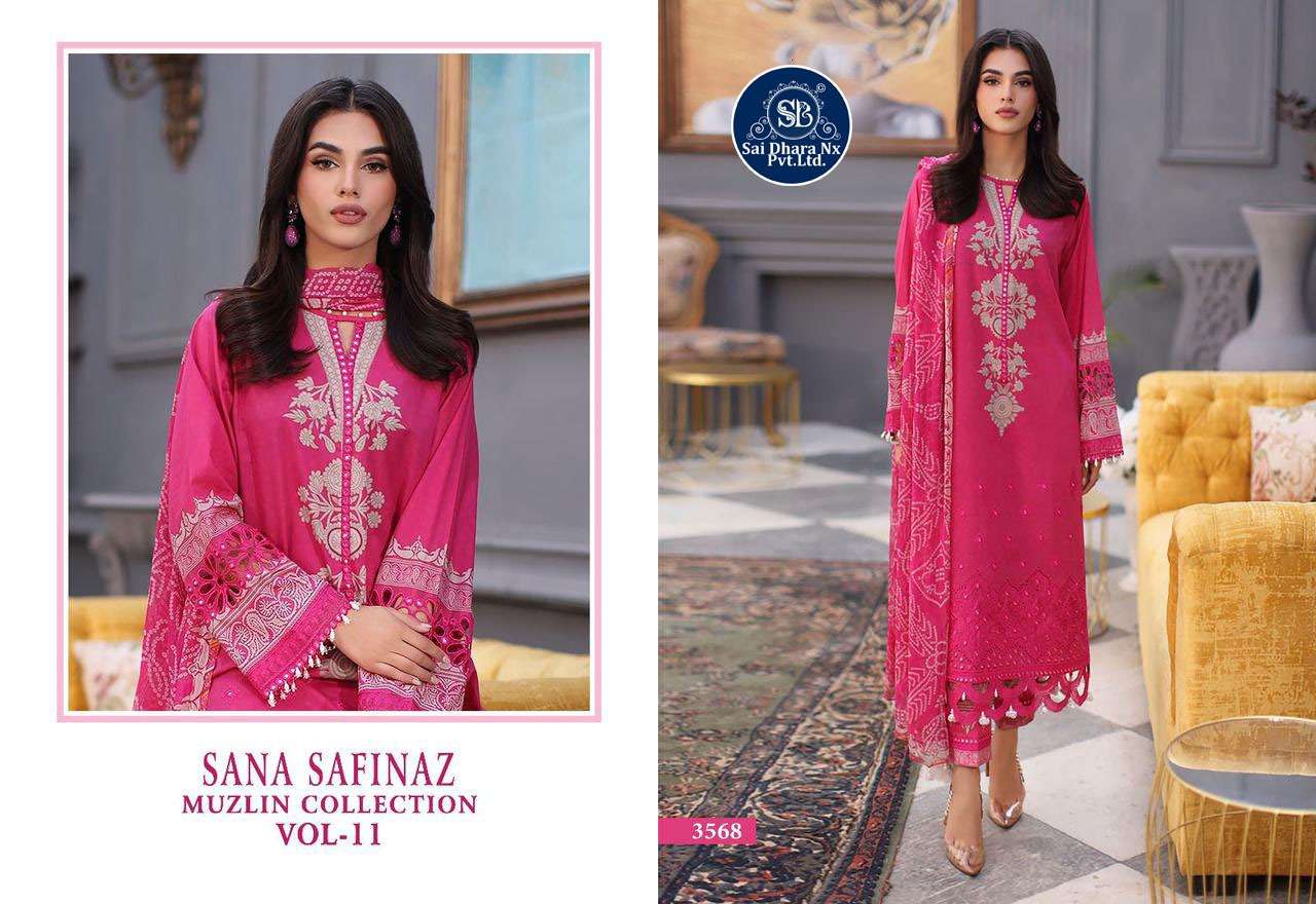Saidharanx Presents Top Pure Cotton With Patches Embroidery Latest 3 Piece Suit Material Wholesale Shop In Surat - Saidharanx