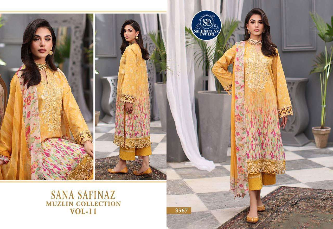 Saidharanx Presents Top Pure Cotton With Patches Embroidery Latest 3 Piece Suit Material Wholesale Shop In Surat - Saidharanx