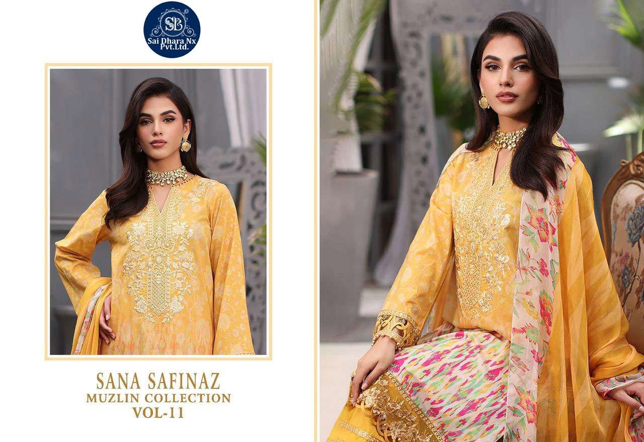 Saidharanx Presents Top Pure Cotton With Patches Embroidery Latest 3 Piece Suit Material Wholesale Shop In Surat - Saidharanx