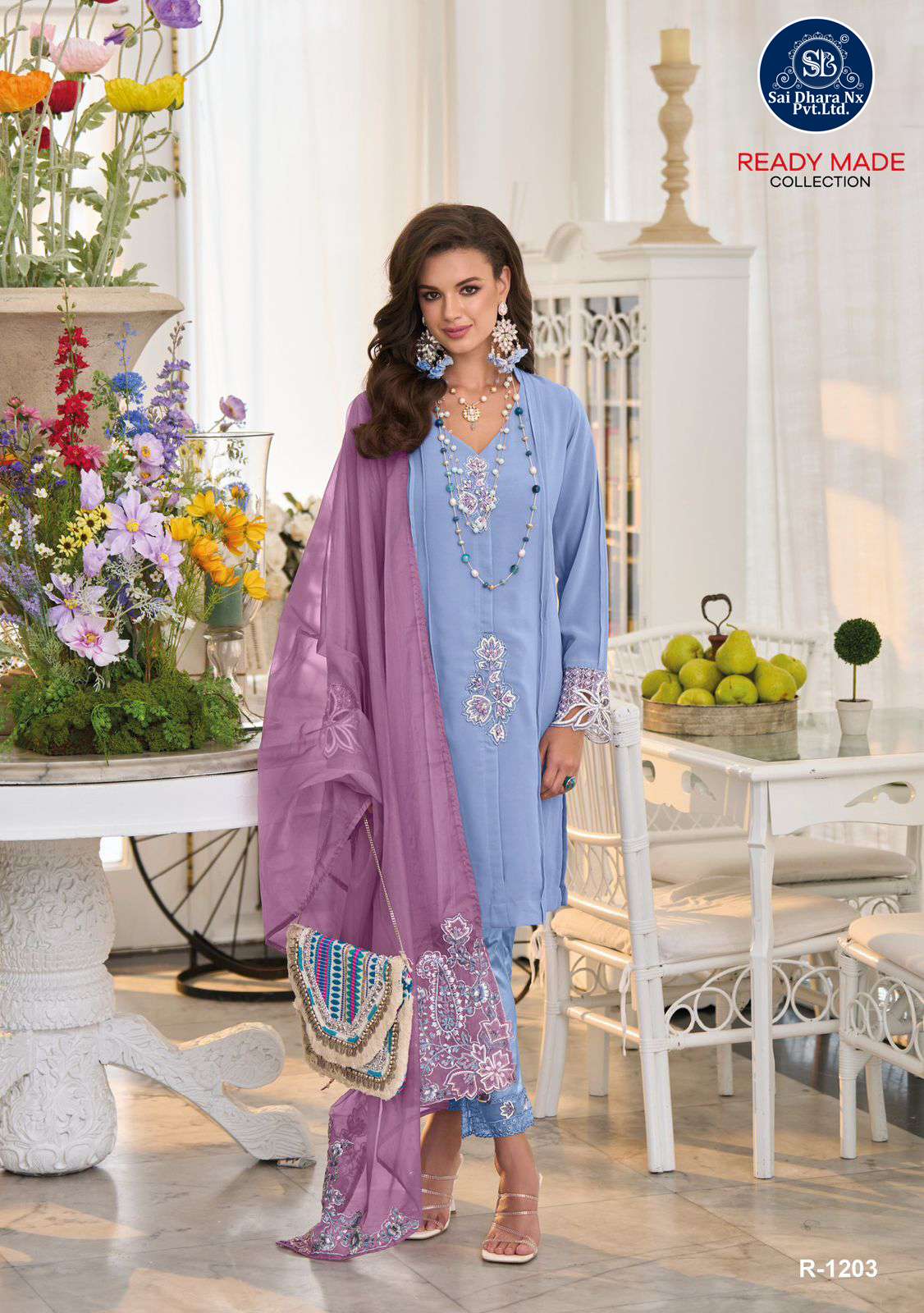 SHREE FABS PRESENTS KASAK KHATLI WORK 3 PIECE PAKISTANI READYMADE SUIT COLLECTION WHOLESALE SHOP IN SURAT - SaiDharaNx