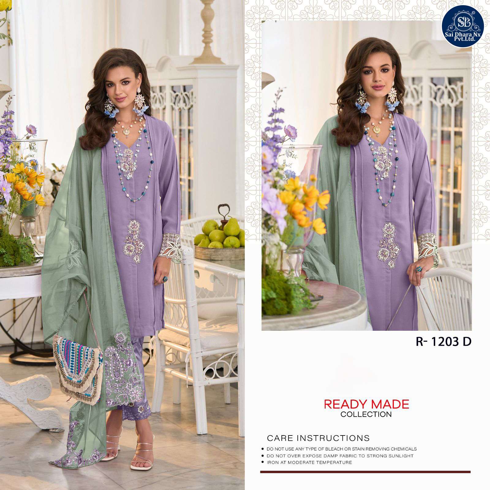 SHREE FABS PRESENTS KASAK KHATLI WORK 3 PIECE PAKISTANI READYMADE SUIT COLLECTION WHOLESALE SHOP IN SURAT - SaiDharaNx