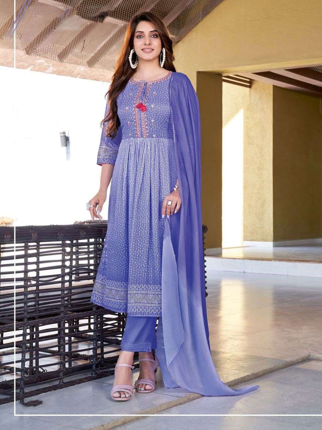 Readymade Designer Kurti Pant and Dupatta 3 Piece Wholesale Rate Catalog 