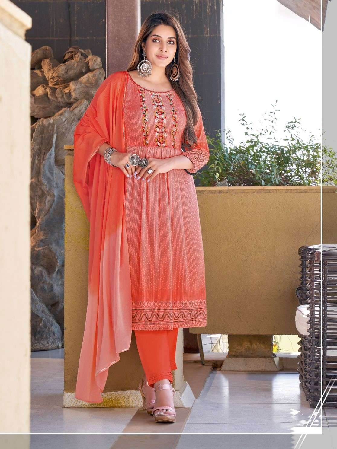 Readymade Designer Kurti Pant and Dupatta 3 Piece Wholesale Rate Catalog 