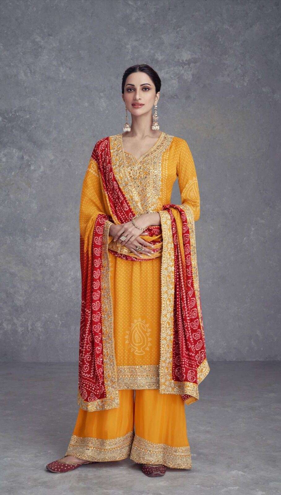 Graceful Pakistani Palazzo Suit with dupatta