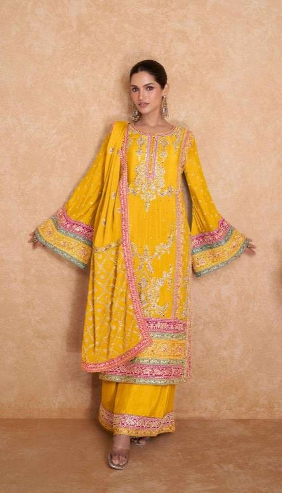 Pakistani Embroidery Solid Bottom Elegant Dupatta