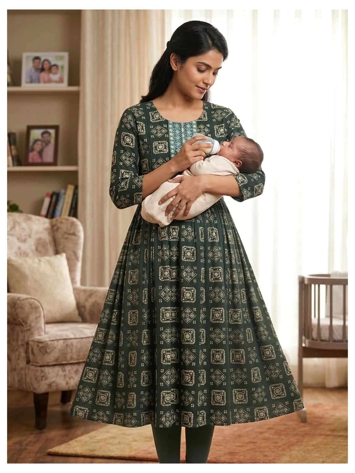 Feeding Kurti with Hidden Zip for Women 
