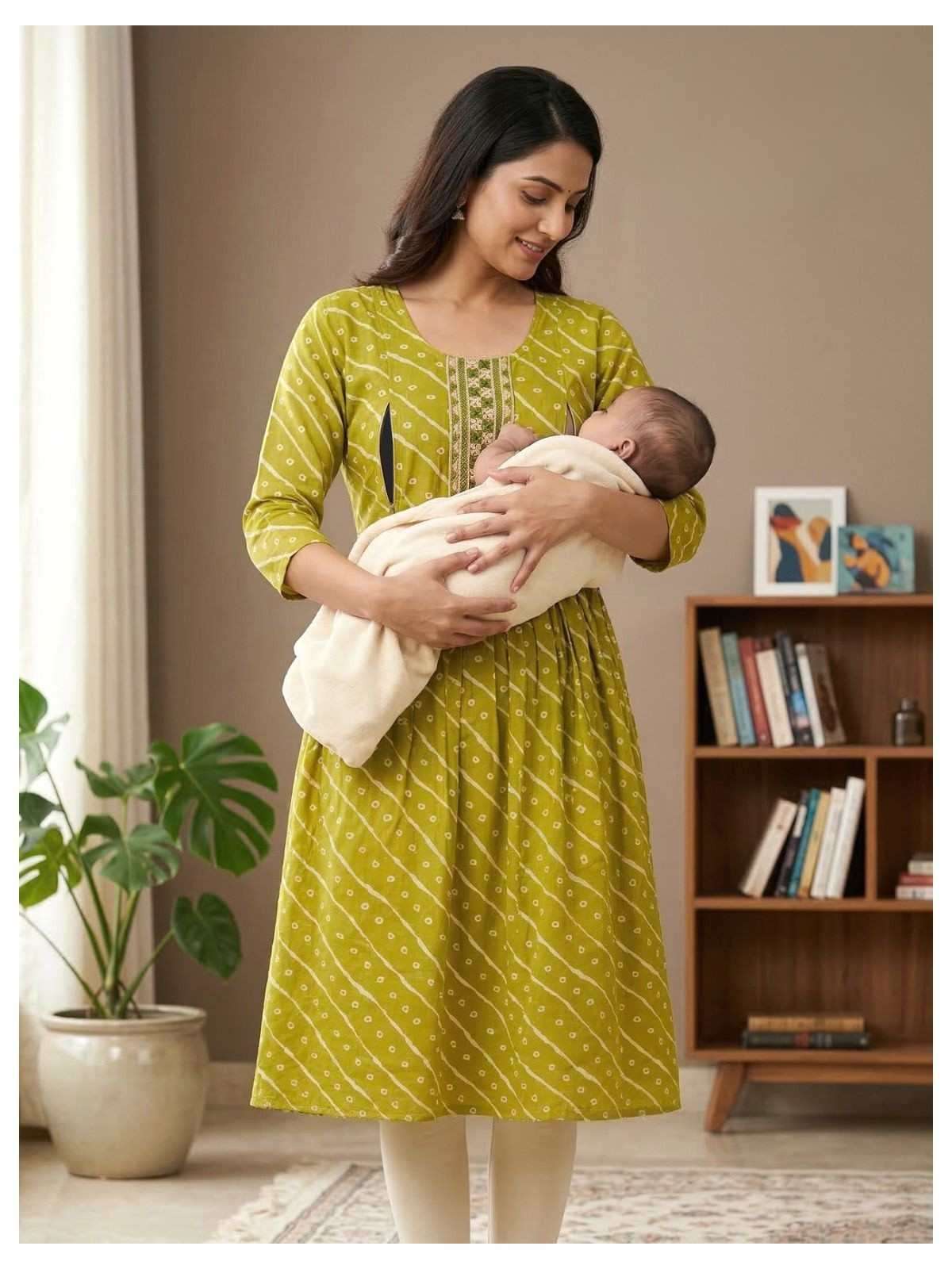 Feeding Kurti with Hidden Zip for Women 