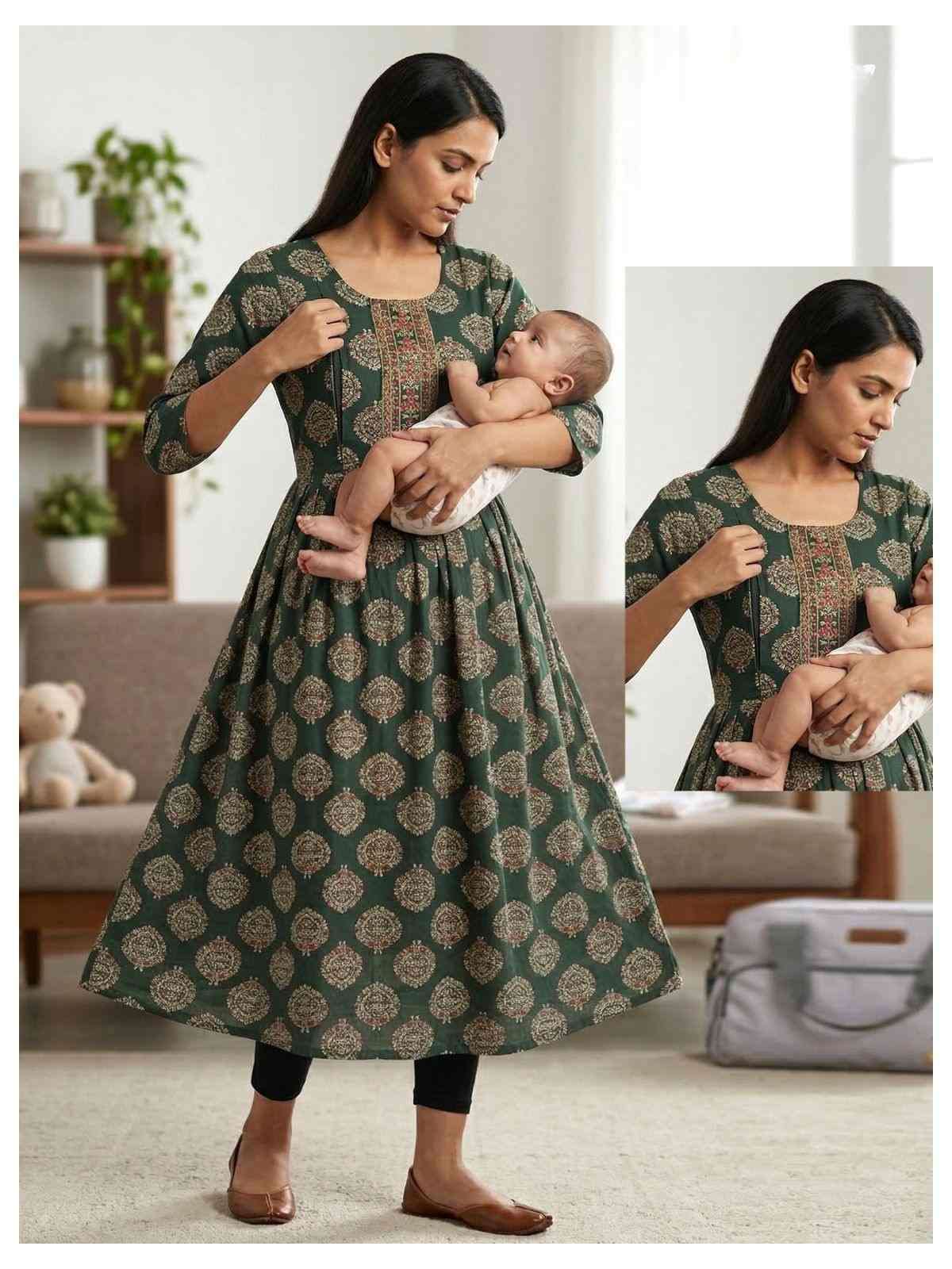 Feeding Kurti with Hidden Zip for Women 